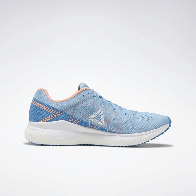 Adidasi Alergare Reebok Floatride Run Fast Dama Albastri/Portocalii Romania DL7095GE